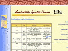 Tablet Screenshot of lambertvillecountrydancers.org